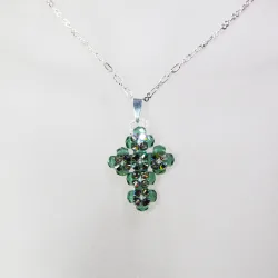 Pendant 45cm - Valonia-Silver Chain - Pendant 45cm - Laiton argenté